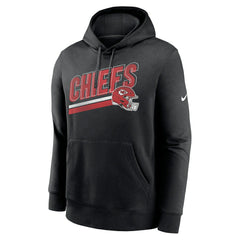 Kansas City Chiefs Club Fleece Pullover Hoodie Black - Nike