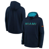 Miami Dolphins Youth 2025 Rivalries Collection Club Hoodie Pitch Blue - Nike