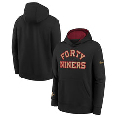 San Francisco 49ers Youth 2025 Rivalries Collection Club Hoodie Black - Nike