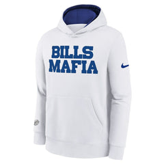 Buffalo Bills Youth 2025 Rivalries Collection Club Hoodie White - Nike