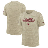 Arizona Cardinals Youth 2025 Rivalries Collection Sideline Velocity Dri-FIT T-Shirt Natural - Nike