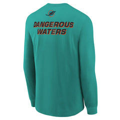 Miami Dolphins Youth 2025 Rivalries Collection Long Sleeve T-Shirt Turbo Green - Nike