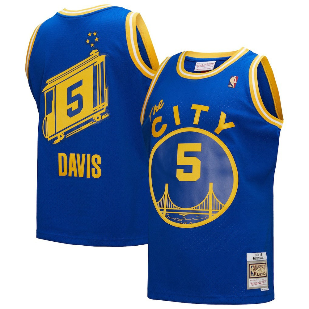 Mitchell & Ness - Baron Davis Golden State Warriors Hardwood Classics 2004/05 Swingman Jersey - Royal