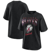 Atlanta Braves WEAR by Erin Andrews Women's Oversized Boyfriend T-Shirt Online