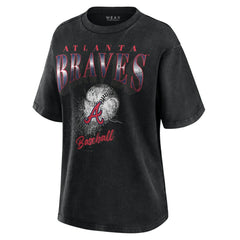 Atlanta Braves WEAR by Erin Andrews Women's Oversized Boyfriend T-Shirt Online