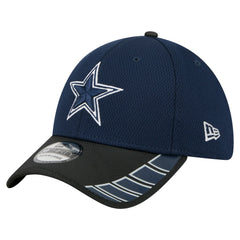 Dallas Cowboys New Era Visor Hit 39THIRTY Flex Hat Navy/Black - NFL