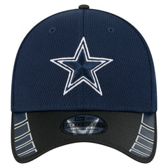 Dallas Cowboys New Era Visor Hit 39THIRTY Flex Hat Navy/Black - NFL