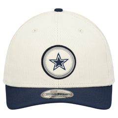 Dallas Cowboys New Era Loyal Corduroy 9SEVENTY Adjustable Hat Cream - NFL