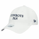 Dallas Cowboys New Era Women's Team Fan 9TWENTY Adjustable Hat White - NFL