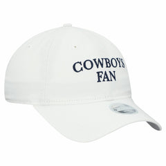 Dallas Cowboys New Era Women's Team Fan 9TWENTY Adjustable Hat White - NFL