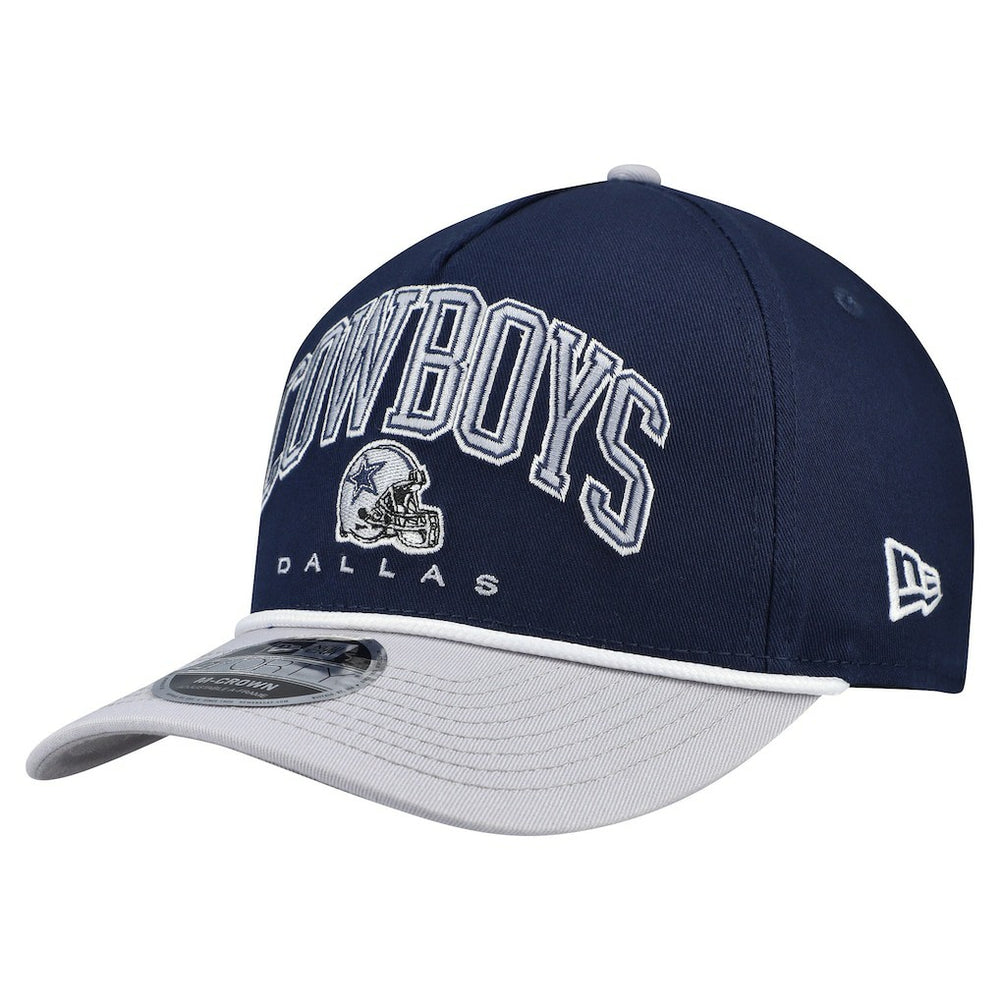Dallas Cowboys New Era Arch 9FORTY A-Frame M-Crown Adjustable Hat Navy - NFL