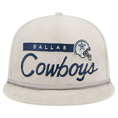 Dallas Cowboys New Era Cord Rope 9FIFTY Snapback Hat Gray - NFL