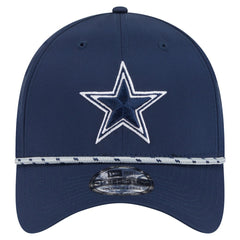 Dallas Cowboys New Era Featherweight Poly Rope Flex 39Thirty Hat Navy - NFL