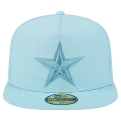 Dallas Cowboys New Era Color Pack A-Frame 59FIFTY Fitted Hat Light Blue - NFL