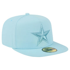 Dallas Cowboys New Era Color Pack A-Frame 59FIFTY Fitted Hat Light Blue - NFL