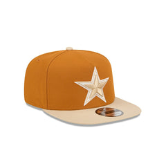 Dallas Cowboys New Era Two-Tone Color Pack A-Frame 9FIFTY Snapback Hat Brown/Light Beige - NFL