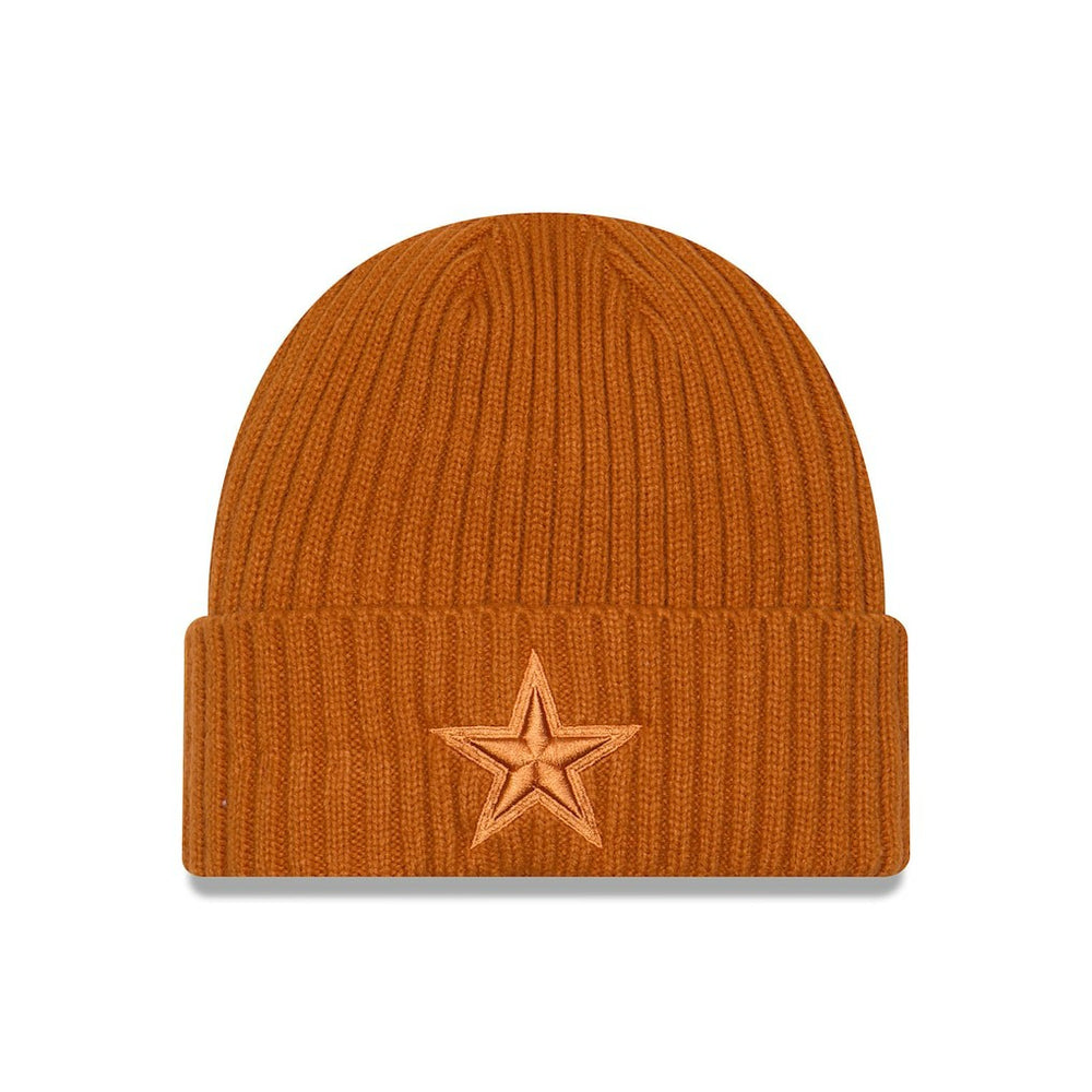 Dallas Cowboys New Era Color Pack Cuffed Knit Hat Brown - NFL