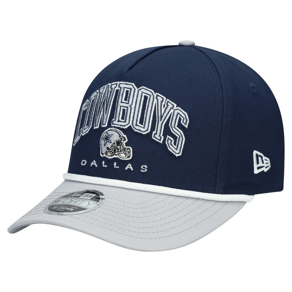 Dallas Cowboys New Era Preschool Arch 9FORTY M-Crown A-Frame COOLERA Adjustable Hat Navy/Gray - NFL