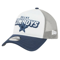 Dallas Cowboys New Era Preschool Streak A-Frame 9FORTY Adjustable Hat White/Navy - NFL