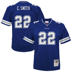 Emmitt Smith Dallas Cowboys Preschool 1996 Retired Player Legacy Jersey Navy - Mitchell & Ness