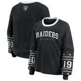 Las Vegas Raiders WEAR by Erin Andrews Women's Sport Long-Sleeve T-Shirt Black - NFL