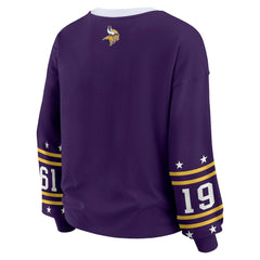 Minnesota Vikings WEAR by Erin Andrews Women's Sport Long-Sleeve T-Shirt Purple - NFL