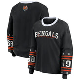 Cincinnati Bengals WEAR by Erin Andrews Women's Sport Long-Sleeve T-Shirt Black - NFL