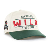 Minnesota Wild - '47 Expansion Debut Two-Tone Hitch Adjustable Hat Cream/Green