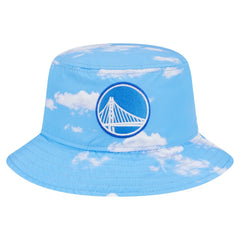 New Era - Golden State Warriors Summer Sun and Storm Reversible Bucket Hat - Black/Light Blue