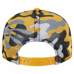 Boston Bruins New Era Camo Meshback 9FIFTY Snapback Hat Black/Gold