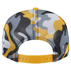 Pittsburgh Penguins New Era Camo Meshback 9FIFTY Snapback Hat Black/Gold