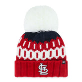St. Louis Cardinals '47 Women's Felicity Cuffed Knit Hat with Pom Clearance