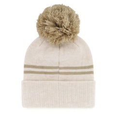 Chicago White Sox '47 Women's Latte Cuffed Knit Hat with Pom for sale