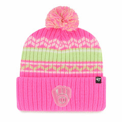 Milwaukee Brewers '47 Youth Polar Vortex Cuffed Knit Hat with Pom Lifestyle