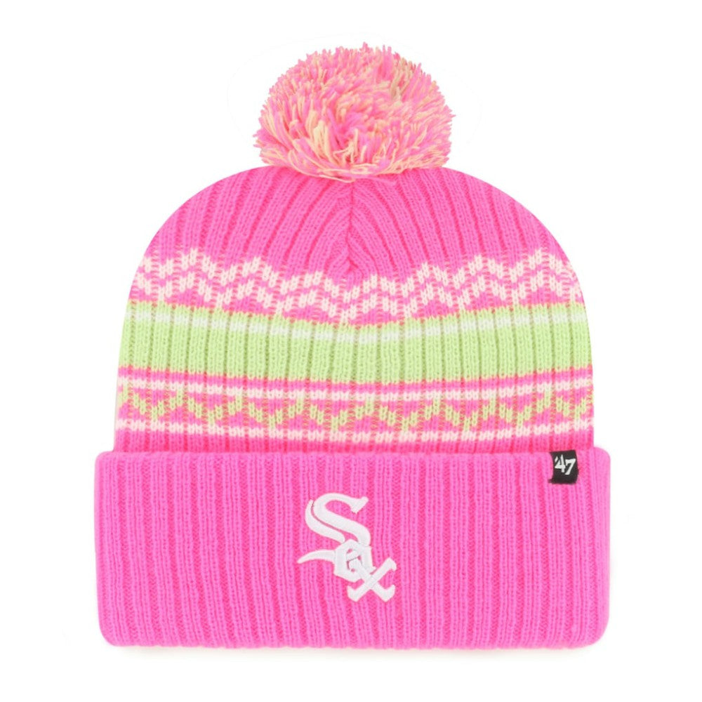Chicago White Sox '47 Youth Polar Vortex Cuffed Knit Hat with Pom Sale