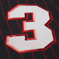 Mitchell & Ness - Dwyane Wade Miami Heat x DANNIJO Women's Cropped Football Fashion Jersey - Black