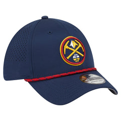 New Era - Denver Nuggets Featherweight Poly Rope Flex 39Thirty Hat - Navy