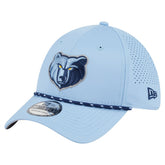 New Era - Memphis Grizzlies Featherweight Poly Rope Flex 39Thirty Hat - Light Blue
