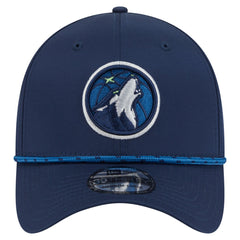 New Era - Minnesota Timberwolves Featherweight Poly Rope Flex 39Thirty Hat - Navy