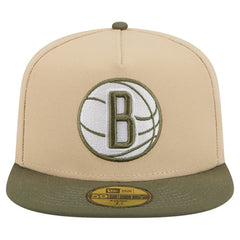New Era - Brooklyn Nets Color Pack Two-Tone 59FIFTY A-Frame Fitted Hat - Tan