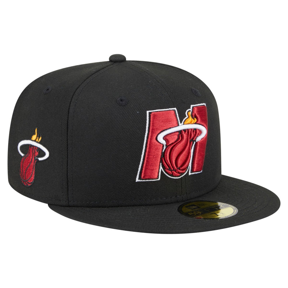 New Era - Miami Heat Deceptor 59FIFTY Fitted Hat - Black