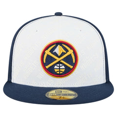 New Era - Denver Nuggets Repeat 59Fifty Fitted Hat - White/Navy