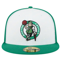 New Era - Boston Celtics Repeat 59Fifty Fitted Hat - White/Kelly Green