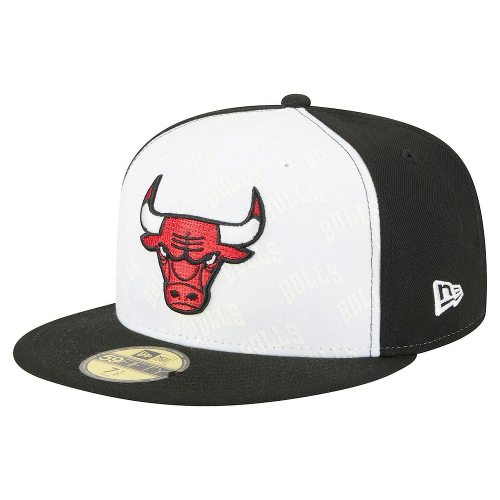 New Era - Chicago Bulls Repeat 59Fifty Fitted Hat - White/Black