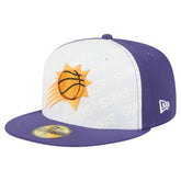 New Era - Phoenix Suns Repeat 59Fifty Fitted Hat - White/Purple