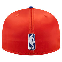 New Era - New York Knicks Satin Two-Tone 59FIFTY Fitted Hat - Orange/Blue