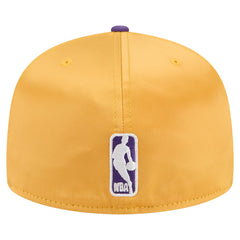 New Era - Los Angeles Lakers Satin Two-Tone 59FIFTY Fitted Hat - Gold/Purple