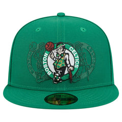 New Era - Boston Celtics Tri-Hit 59Fifty Fitted Hat - Kelly Green