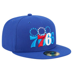 New Era - Philadelphia 76ers Tri-Hit 59Fifty Fitted Hat - Royal