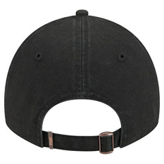 New Era - Chicago Bulls Stamp Fabric Applique 9TWENTY Adjustable Hat - Black